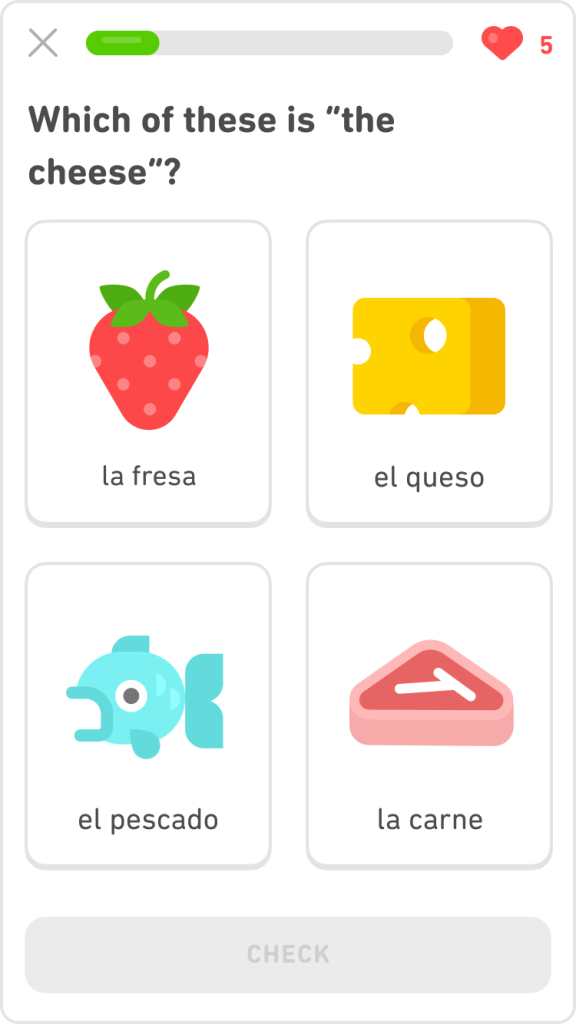 Learn Spanish on Duolingo to improve your employability.