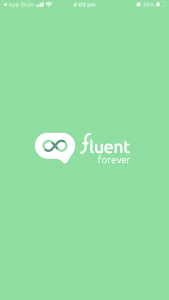 Splash image of Fluent Forever's app